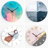 Wall Clocks Large Modern Living Room Decoration For Bedroom Silent Clock Relogio Parede Home Decorating Items