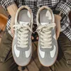 Chaussures de bowling chaussure de basket-ball Running Men d￩contract￩ vintage allemand entra￮ne homme sport sport en cuir en cuir baskets masculins ￠ skate 210818