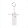 Keychains 120 dB Charme d'autod￩fense du dispositif anti-viol Double haut-parleurs Alerte d'alarme bruyante Attaque de panique S￩curit￩ personnelle DHSELLER2010 DHQLF