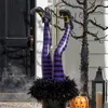 Vêtements de chien Halloween jambes de sorcière maléfique à l'envers pieds de magicien piquet drôle sexy femmes jardin cour décoration effrayante cuisses 220921