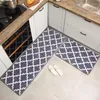 Teppiche Moderne Küchenmatte Anti-Rutsch-Teppiche Wasseraufnahme Boden Eingang Fußmatte Home Flur Geometrische Badesets