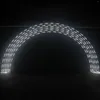 Party Decoration Big Arch With Meteor Light Strip Wedding Stand Night Background Show