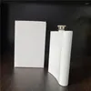 Hip Flasks 60pcs Sublimation Blanks 8oz Flask Stainless Steel Liquor For Wedding Party Alcohol Whisky