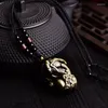 Pendant Necklaces Natural Gold Yaoshi Obsidian Crystal Jewelry Necklace Dance Lovers For Men Pendants Fashion Dropship