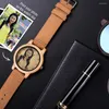 Wristwatches BOBO BIRD Couple Watches Man Watch Print Po Men's Wooden Lady Quartz Wrist Timepieces Custom Gift