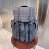 Designväska ryggsäck lyxmärke handväska dubbla axelremmar ryggsäckar kvinnor plånbok riktiga läderväskor lady pläd purses duffle bagage av top99 001