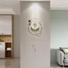 ウォールクロックサイレントラージ3DデジタルクロックモダンデザインクリエイティブラグジュアリーリビングルームOrologio Da Parete Decoration for Home