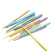 Syuppfattningar 12st 2-10 mm plastkrokkrokar kit stickor nålar vävningstooler set rh-verktyg