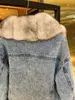 Kadın Ceketler Tasarımcı Marka Ceket Yeni Kadınlar Sonbahar Kış Kovboy Kürkler Palto Palto Yüksek Ending Ceket Tasarımcı Moda Bahar Noel Hediyesi LM9X