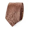 Bow Ties Fashion Jacquard Bandanna Flower Neck Casual Brudgum Bröllopsföretag Luft