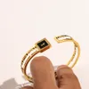 New Style Bracelets Women Bangle Luxury Designer Jewelry 18K Gold Plated Stainless steel Wedding Lovers Gift Bangles Accessories W297j