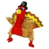 BeanieSkull Caps Funny Carnival Chicken Leg Hat Natale Ringraziamento Decorazione Turchia Festa per adulti Festive Cap 220921