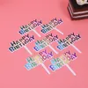 Festive Supplies Letters Colorful Party Cupcake Decor Cake Inserts For Birthday