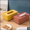 Tissue Boxes Napkins Holder Home Wet Storage Box Desktop Toilet Paper Case Napkin Dispenser Plastic Drop Delivery 2021 Ga Bdesports Dh0Gt