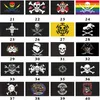 52 Styles Jolly Roger Pirate Flag Cross bone Skull Banner Flags Polyester Halloween party bar club haunted mansion decor 3X5 ft event supplies