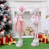 Christmas Decorations 60cm Christmas Elf Decoration Huge Size Standing Plush Xmas Home Decoration Navidad Year Gifts Kids Toys Room Ornaments 220921