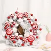 Party Dekoration Weihnachten Kranz Ornament Haustür Candy 40cm Weihnachten Für Zuhause Hängen 2022 Jahr Dekor