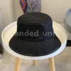 Projektant mody list kapelusz typu Bucket dla kobiet mężczyzn składane czapki czarny rybak plaża osłona przeciwsłoneczna kapelusze z szerokim rondem Hip Hop Travel Sport Casquette składany damski melonik