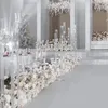 Party Decoration 2pcs 4pcs10 st 118 cm Tall Clear Candle Holders Wedding Centerpiece Crystal 5 Arms Candelabra For and Mariage