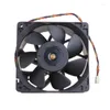 Computer Coolings DF1203812B2FN CPU Cooling Fan 12x12x3.8cm 4Pin 4 Wire CFM Powerful Temperature Control Server Cooler Dual Ball Bearing