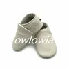 First Walkers Baby Shoes Cow Leather Booties Soft Soles Non-Slip Footwear For Infant Toddler Boys And Girls Slippers