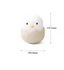 Night Lights LED Light Animal Egg Chick Shape Rechargeable Lamp Soft Cartoon Baby Nursery Bedroom For Children Birthday Gift