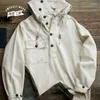 Men's Hoodies Maden Military Man Shirt Casual Oversized Homme Streetwear Hoodie Sweatshirt With Rope Hip Hop Coat Looose Drop