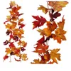 Garlands Fall Maple Leaf 175 cm sospesa Vine Artificiale Autunno Fogliame Garland Halloween Decori del Ringrazia