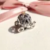 Authentic Sterling Silver Pumpkin Charm Women DIY Jewelry accessories with Original Box For Pandora Bangle Bracelet Making Charms Beads Set