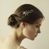 Headpieces O851 Handmade Wedding Pearl Hairpins Women Vintage Fancy Crystal Rhinestone Bridal Headpiece