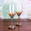 Bicchieri da vino Smalto di alta qualità Tazza in vetro rosso Decanter Set Calice Tazze Cristallo Champagne El Party Drinkware Regalo di nozze