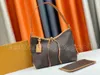 M46203 Carry All PM MM Hobos 2sets Bag Brown Monograms Canvas Leather Shoulder Bag Designers Luxurys Womens Handbag