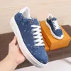 2022 Heren Casual Flat Trainer Sneaker Luxe Designer Ademende witte tennissportschoen Lace Up Multi -gekleurd voor herfst Winter MKJ000000001