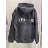 Designer Balancigos Hoodie Luxury Fashion Fashion Pure Cotton Back Letter Impressão de impressão de capuz masculino Mens e mulheres Balenciga Capuz Casaco S-2xl