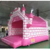 Delivery outdoor activities Pink Bounce House inflatable bouncer for kids party rental air bouncy castle