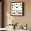 벽시계 조용한 전자 대형 시계 거실 창조적 인 장식 주방 시계 Horloge Murale 장식 집.