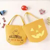 Opbergtassen 10 stks draagbare Halloween snoepemmer pure katoenen tas cartoon canvas vakantie cadeau partij decoratie