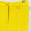 Pantaloni a due pezzi da donna HIGH STREET est Set di abiti firmati da passerella Completo da donna con bottoni a zampa d'elefante 220922