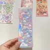 Gift Wrap INS Cute Laser Bear Love Planet Sticker DIY Scrapbooking Journal Collage Mobile Diary Happy Planner Decoration