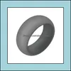Pierścionki ślubne Biżuteria Pierścień Sile dla mężczyzn Kobiety Premium Medyczne gumki Rozmiar 8 9 10 11 12 13 CRO BDEHOME OTACL