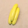 Decoração de festa 3/7pcs frutas artificiais Banana O ensino cognitivo falsa ajuda a EVA Plastic Fruit for Store Shop Display Decor Decor Wedding Prop