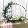 Décoration de fête 2 pièces 40/50/60 cm arc de mariage Table pièce maîtresse support de fleurs artificielles route plomb fenêtre affichage cadre étagère F