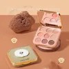 Ombretto Marco Andy Palette di ombretti a 9 colori Cute Pet Tenereness Matte Pearl Glitter Powder Facile da truccare Nude Dry And Wet3573044