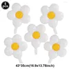 Parti Dekorasyonu 5/10 PCS/Lot 18inch Daisy Balonlar Beyaz Çiçek Folyo Bebek Duş Doğum Günü Düğün Süslemeleri Yaz Globos