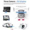 Camcorders Car DVR 3 Cameras Lens 4.0 Inch Dash Camera Dual Rearview Video Recorder Auto Registrator Dvrs Cam