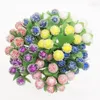 Party Decoration DIY Handmade Garland Material Headdress Glass Beads Pomegranate Model Pography Fruit Shop Fake