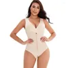 Women's Shapers Adjuable Breastfeeding Postpartum Body Shaper Plus Size Open Crotch Korsefor Women Slimming Thong Shapewear Gaine Post