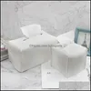 Tissue Boxes Napkins Nordic Case Box Container Leather Retro Toilet Paper Organizer Napkin Papers Bag Holder For Home Bat Bdesports Dhtkb