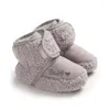 Bottes Bébé Chaussures Hiver Chaud Premiers Marcheurs Coton Mignon Infantile Garçons Filles Semelle Souple Intérieur Pour 0-18M