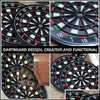 Mats Pads 8Pcs Tazza resistente al calore Sottobicchieri per tazze Dartboard Bottiglia Bevanda Drop Delivery 2021 Casa Giardino Cucina Sala da pranzo Ba Yydhhome Dhspz